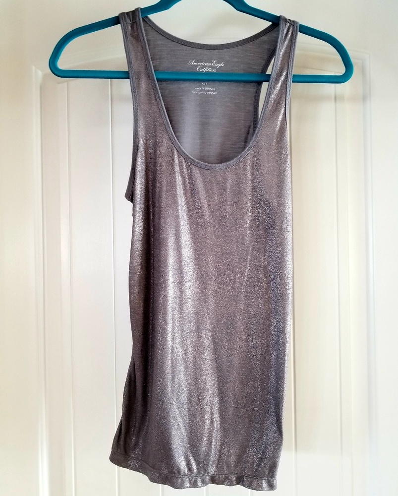 Shimmer tank top